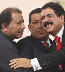 Chavez, Ortega, Zelaya