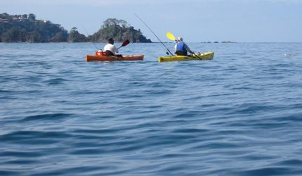 Kayak Fishing in the Pacific Ocean of Costa Rica