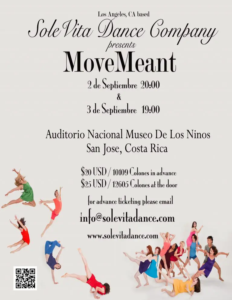 Sole Vita Dance company, Performance in Costa Rica, September 3rd