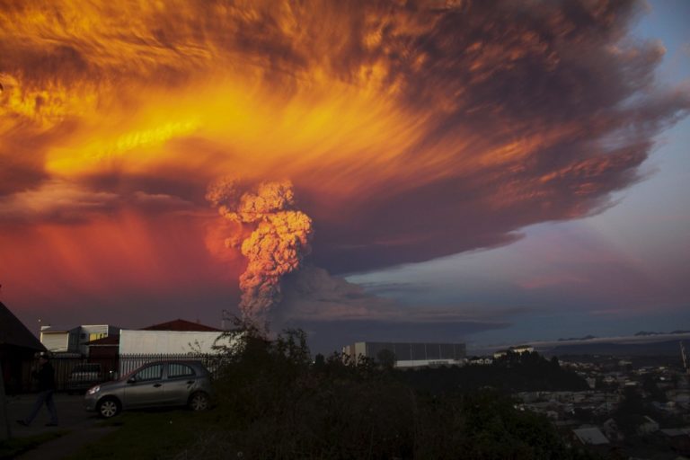 Calbuco Volcano Erupts in Chile Evacuations are Underway