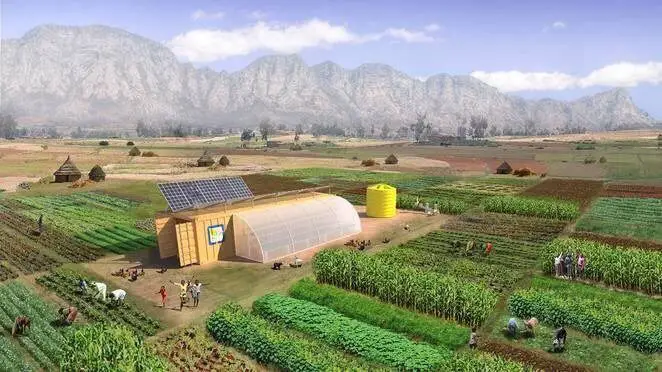 “Farm from A Box”, an Off-Grid Food Production System
