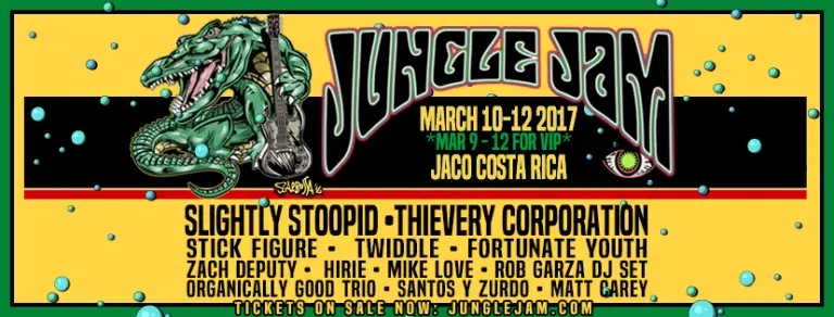 JUNGLE JAM in Jaco, Costa Rica March 10-12, 2017