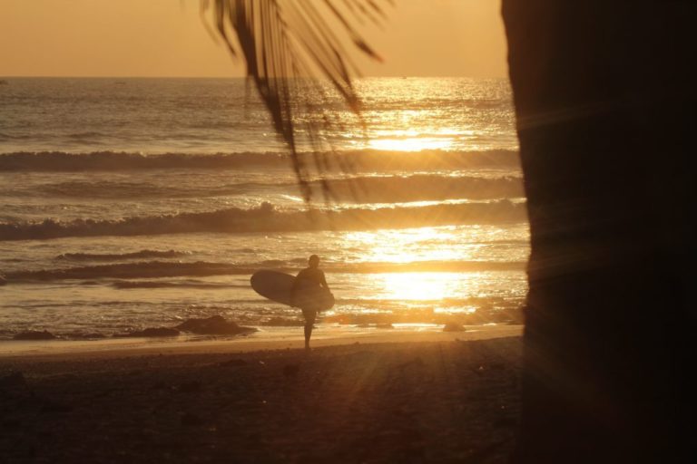surfing sunsets costa rica