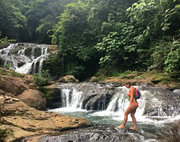 Nicole on Vision Quest trek in Diamante Valley