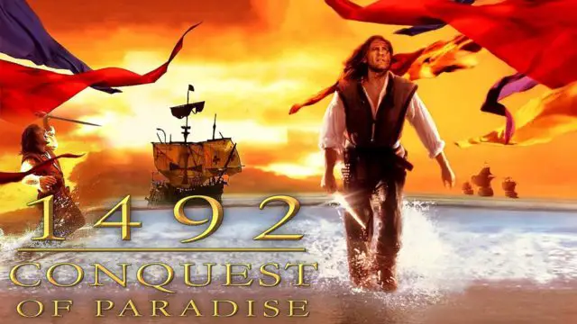 This film refers to the year Christopher Columbus landed in the New World territories.