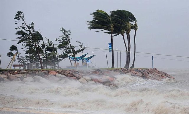 Cyclonic winds vary their speed depending on their power.