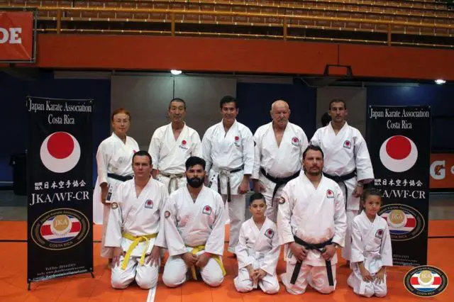 Costa Rica has an important represantation for international tournaments certified by JKA.