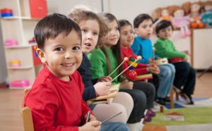 Music activities are likely to be included in most preschool environments.