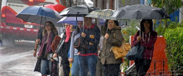 Nate Storm has started strong rainfalls all over Costa Rica.