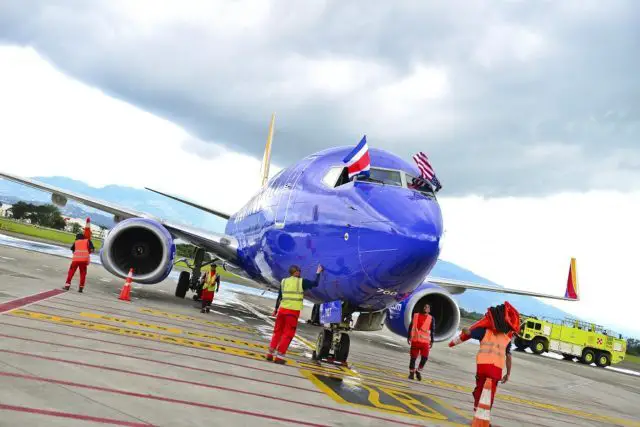 Southwest Airlines starts its 1st flights to Costa Rica