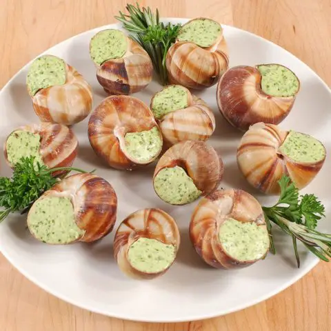 Escargots are French delicatessen.