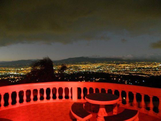 Great view of the Pico Blanco viewpoint