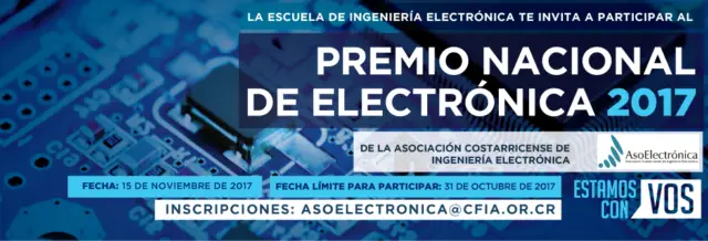 This is Costa Rica's most important award in the Electronic Engineering area.