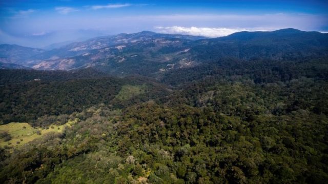 Landscape of the Quetzal viewpoint