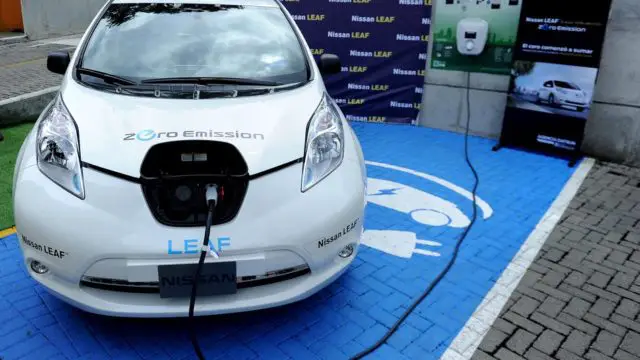 Nissan Leaf electric car model
