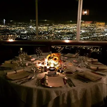 Indoor view from the restaurant Valle Azul