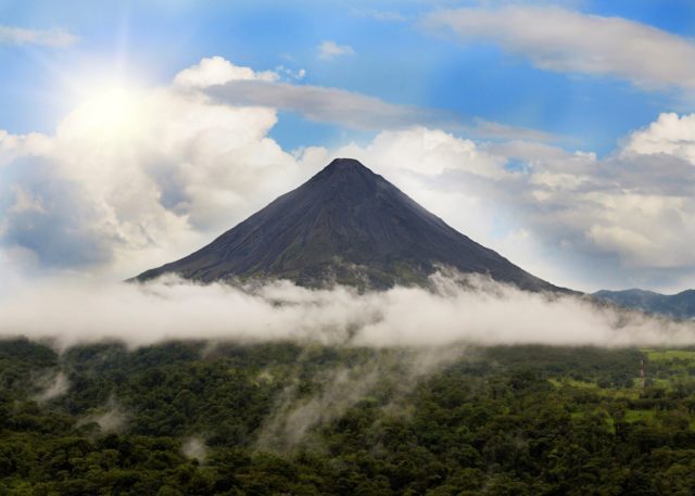 Volcanoes are main attractions in Costa Rica.