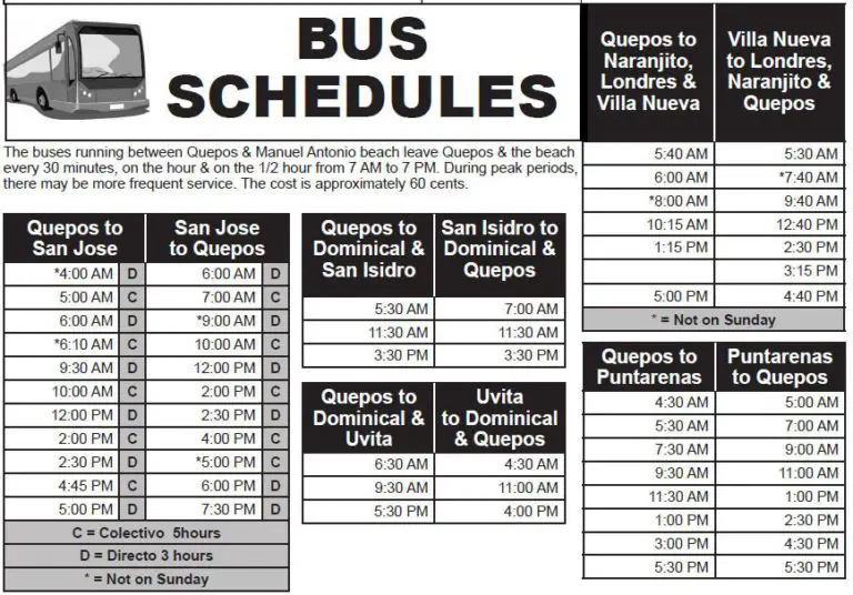 bus schedule for route 15