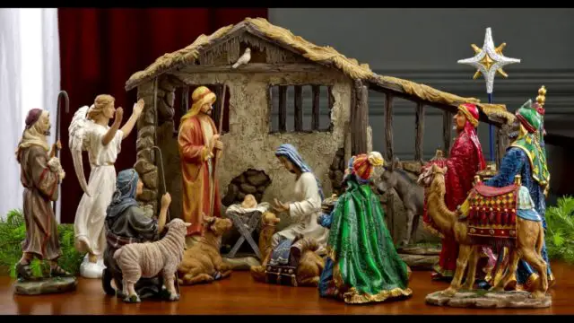 The "Pesebre" is a tradional representation of Christmas for Spain and most Latin American countries, including Costa Rica.