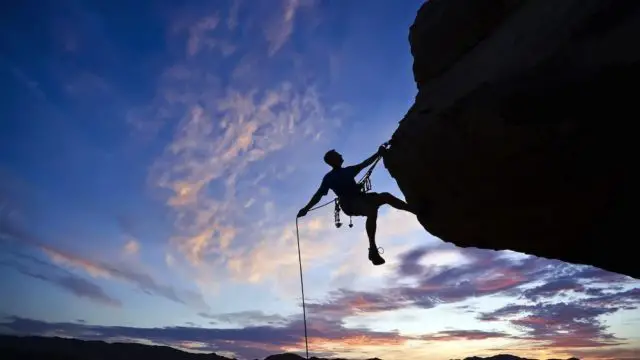 Climbing is an extreme physical exercise not suitable for everyone.