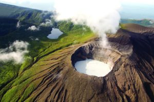 This volcano has an almost "perfect" crater.