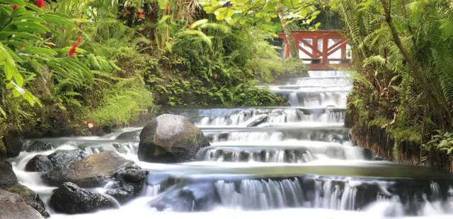 There are many water sources in Costa Rica.