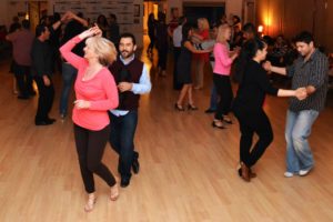 Latin dance is very attractive among couples.