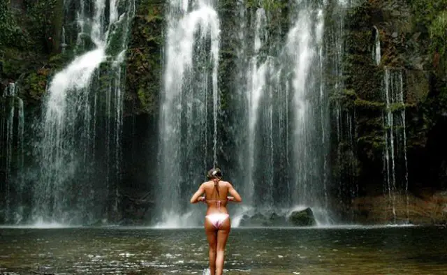 Waterfalls are extremely beautiful natural sites.