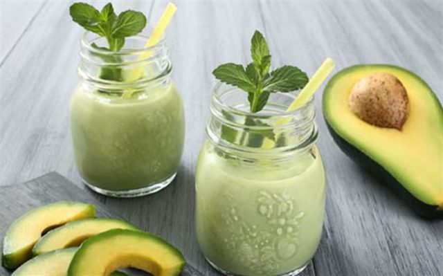 Many drinks and desserts are made with avocados.