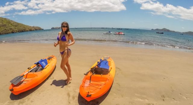 Kayaking in Playa Hermosa