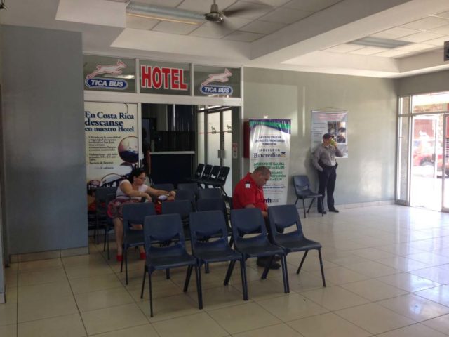 Lobby of Tica Bus station