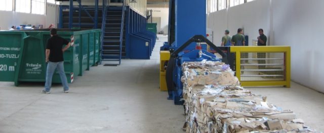 Municipal solid waste (MSW) work area