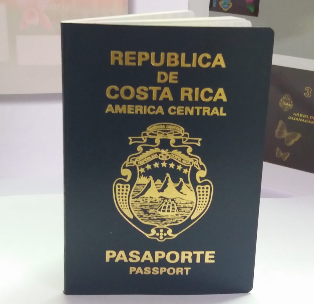 Biometric Passport Of Costa Rica Awarded As The Best   Tico Passport 