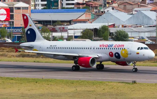 One of the Viva Air Peru planes