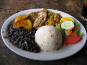 Casado, a traditional Costa Rican dish