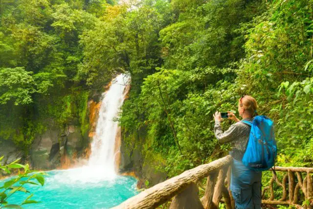 Enjoying a magnificent natural beauty during the dry season