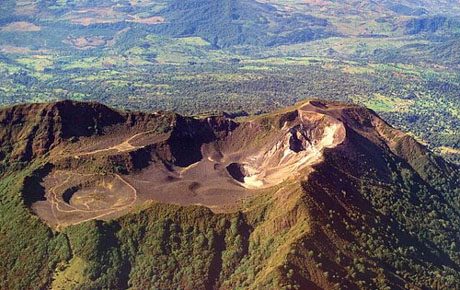Turrialba Volcano's craters