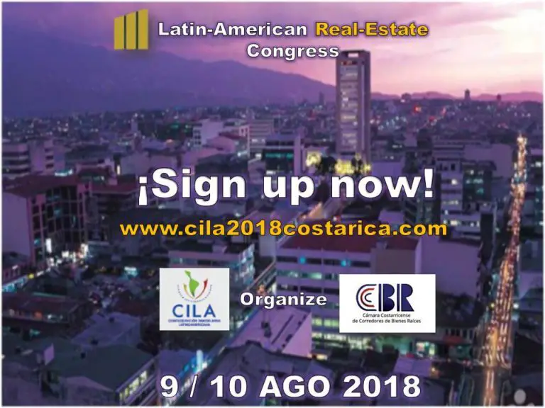 3rd Latin American Real Estate Congress, August 9th and 10th, 2018