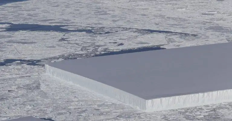 NASA Discovers Rectangle-Shaped Iceberg in Antarctica