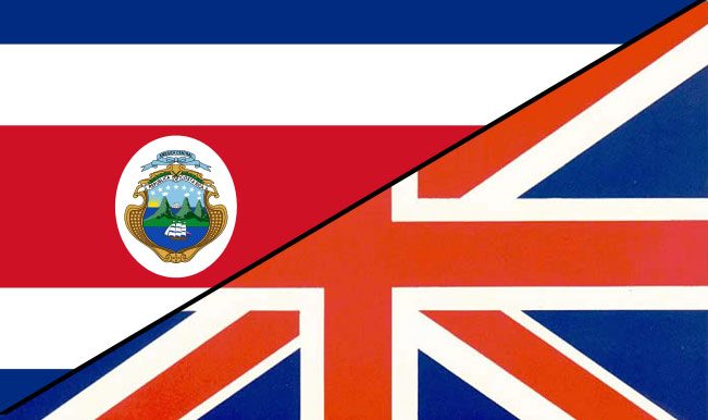 The United Kingdom Vs Costa Rica
