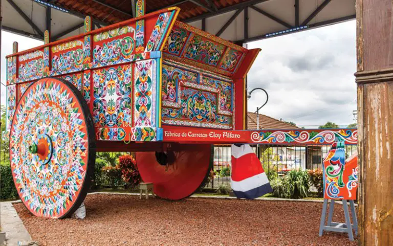 The Colorful Typical Oxcart of Costa Rica and the “Boyeo”
