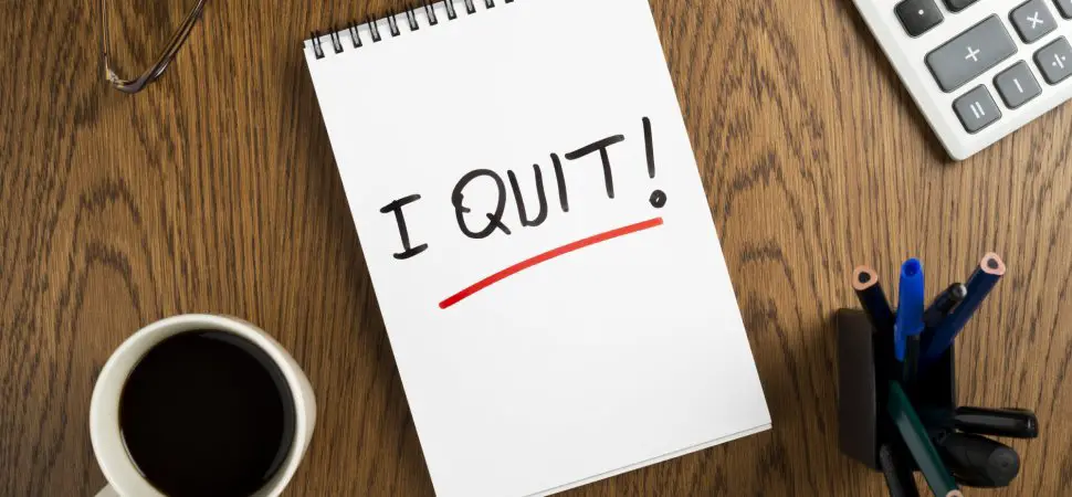 Meaning of quit