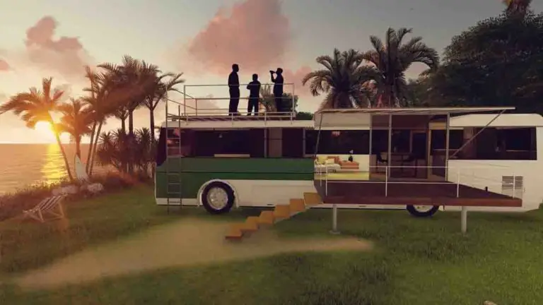 Entrepreneurship Uses Buses as Raw Material to Build, Tiny Homes