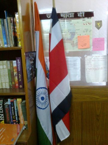india Costa Rica flags