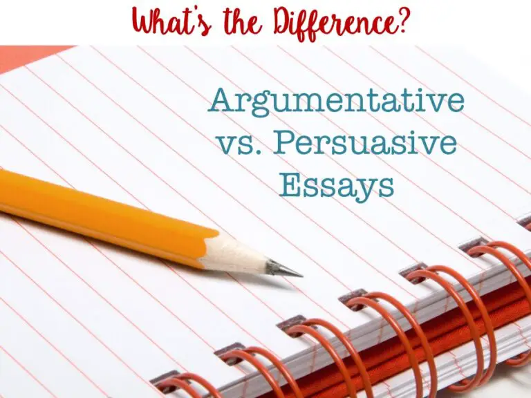 Difference between Persuasive and Argumentative Essay