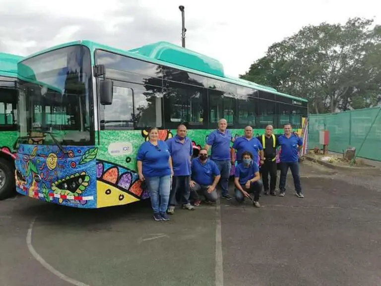 “Driving An Electric Bus Is Like Riding In The Clouds”, says Costa Rica’s First Female Electric Bus Driver