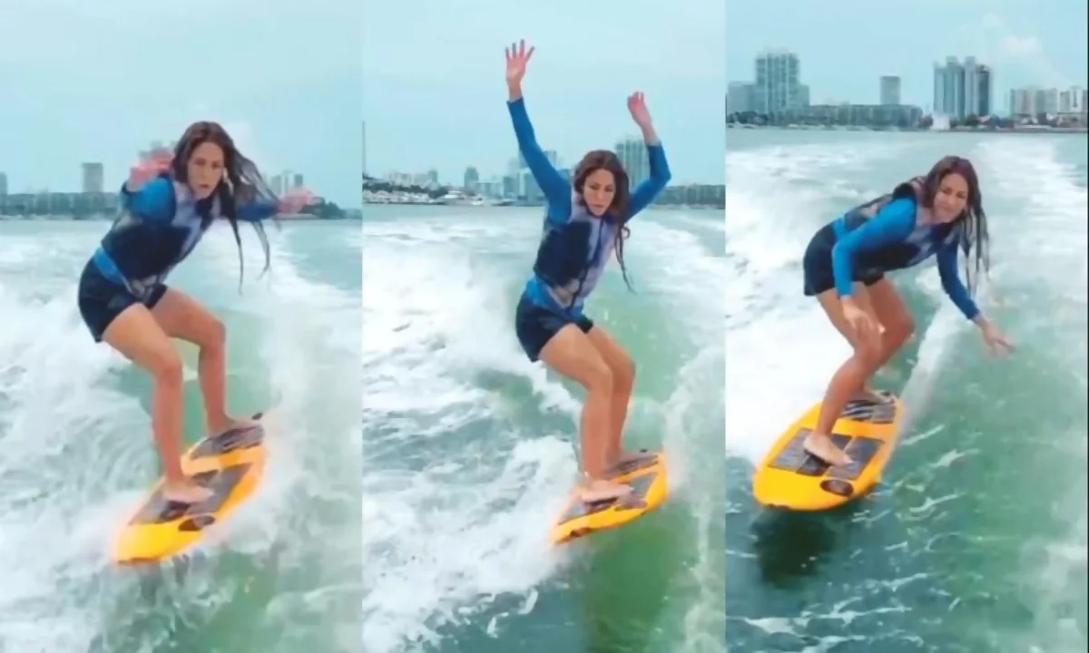 Shakira Was Caught Surfing in Costa Rica; Suffered a Spectacular Fall