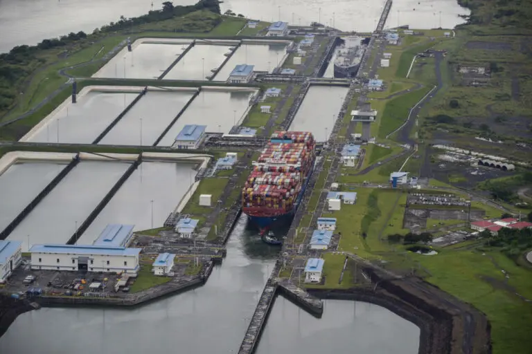 Traffic Jam in the Panama Canal Due to Drought Impacts International Trade
