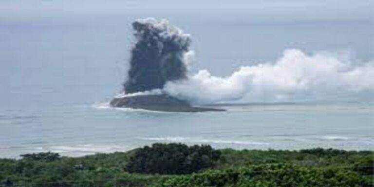 New Island Emerges After Underwater Volcano Eruption in the Pacific