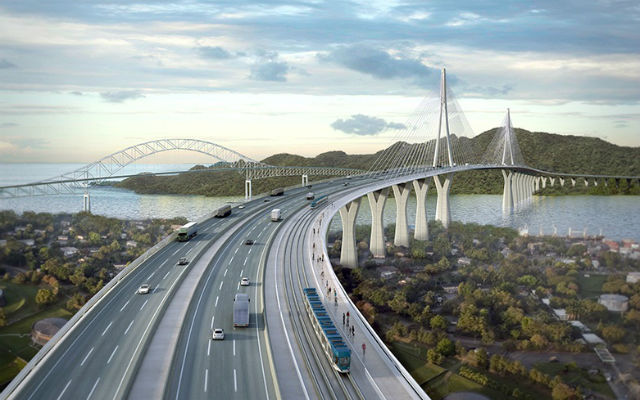 Fourth Bridge Project Over the Panama Canal is 17 % Complete
